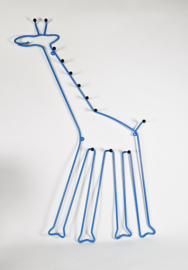 Ikea - Ikea collectables - grote draad metalen Giraffe Kapstok - 90's