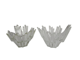 Revontulet -  Ice Glass Bowl - 'Nothern Lights' - Tauno Wirkkala voor Humppila - Finland - 1970's