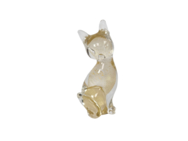 Archimede Seguso Murano - Bladgoud  - Gesigneerd - Italie - 1960's