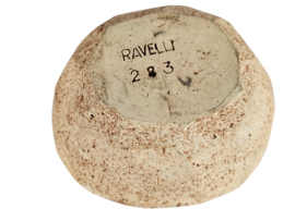 Ravelli -  Jaap Ravelli - Valkenburg -  asbakje - model 283 - gesigneerd - 1960's