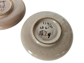 Guido Gambone - I.C.S. - Vietri - Industria Ceramica Saleritana - 1930 - Studio pottery ICS - onderzetters (5)