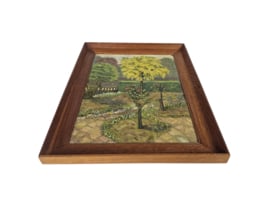M. G. Barbham - olieverf op board - landschap - Engeland - 3e kwart 20e eeuw