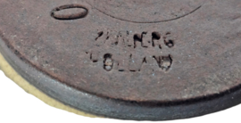 Potterij Zaalberg (Zoeterwoude) - 2 aardewerk kop en schotels -  1 x suikerpot -  1 x serveerkommetje -  1950-1970