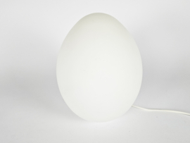 Domec Luminaires - Egg lamp - tafellamp - melkglas - Frankrijk - 1980's