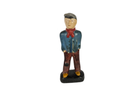 Plateelbakkerij Zuid-Holland - Folklore - Boer - Gips beeld -  1950s