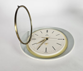 Junghans Electora - wandklok - attr. Max Bill -  geglazuurd porselein - 1950s