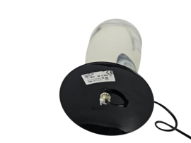 Licht ´88 - Dutch design - tafellamp - kelklamp - gemarmerd glas - 80's