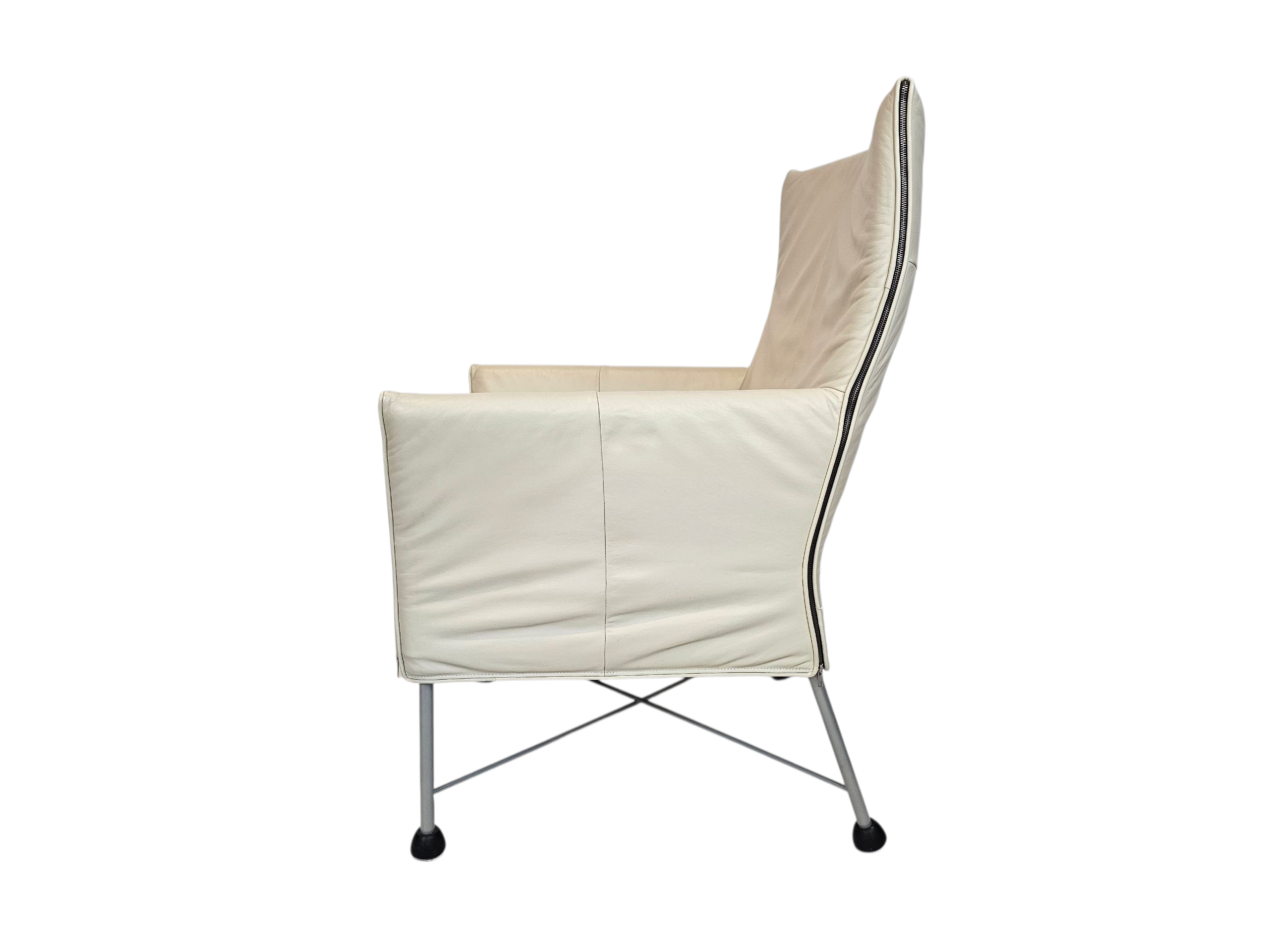Montis - ontwerp Gerard van den Berg - model Chaplin - Leer - creme/wit -