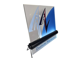 Reclamezuil/Lamp - 'Zwolsche Algemeene' -  lichtbak - 1990's