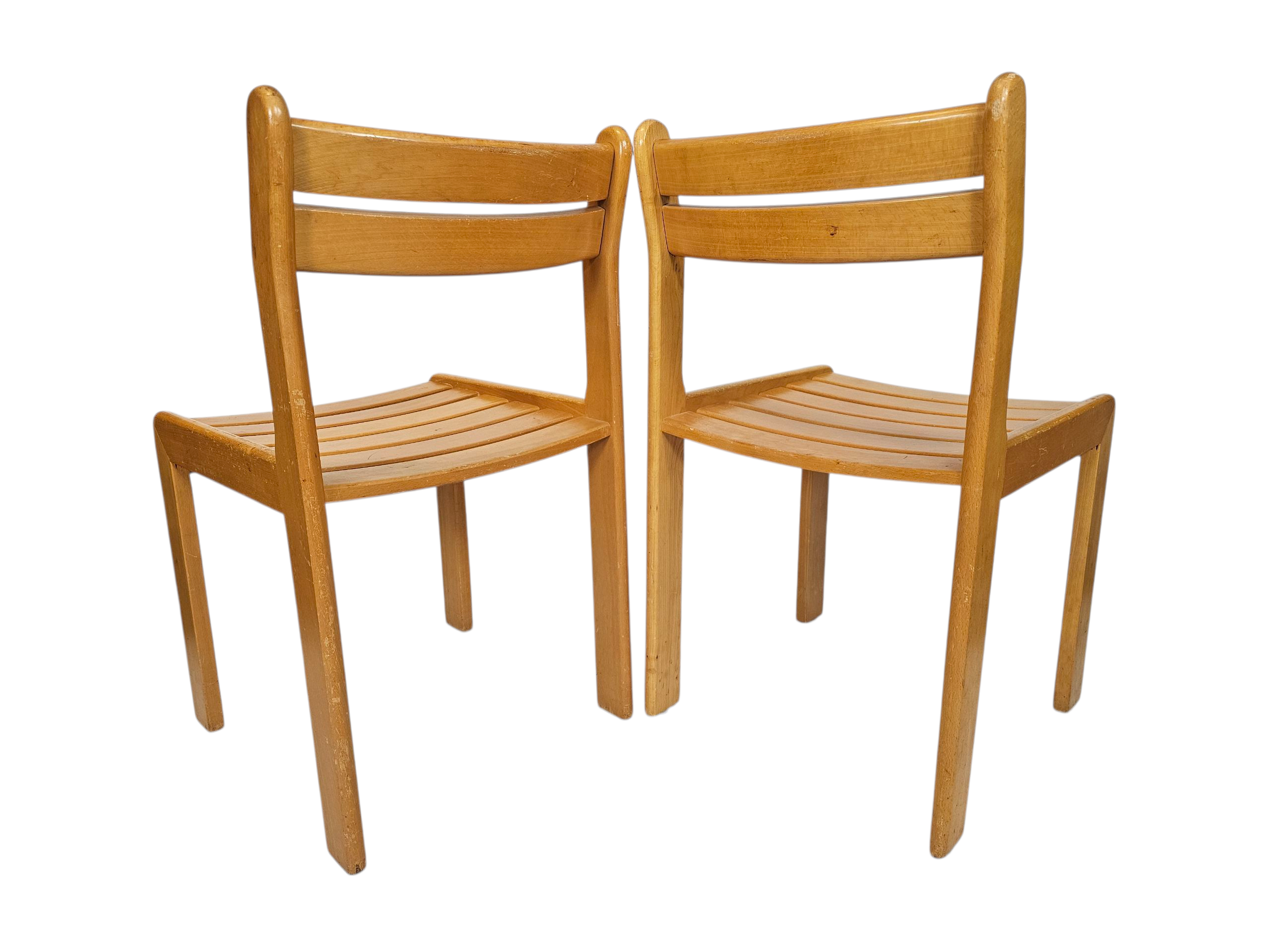 Wilkhahn chairs (2) set - beukenhout - Germany - 3e kwart 20e eeuw