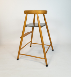Nanna Ditzel stijl -  'Midcentury Child’s High Chair' -  hout - Denemarken -1960