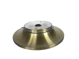 Dijkstra - Fokke Dijkstra - 'Flush Mount' - Space Age plafonniere - amber - 70's