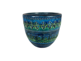 Bitossi - Aldo Londi - Rimini Blue - bloempot - Italie - 1960s