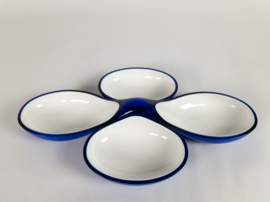 Guzzini - Made in Italy - plastic design -  Chip&Dip Schaal - 2 delig - 1990's