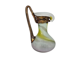 Tubi Vadan - Glas, gefuseerd met Iri(di)serend Koper/Brons | Roemenië, 1970-1990.