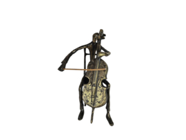 De cellist - Verbronsd - 21e eeuw