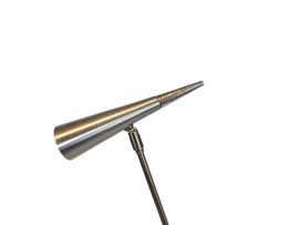 Hala Zeist - vloerlamp - swingarm - halogeen - Dutch design - aluminium -  80's