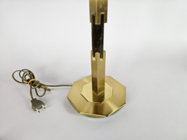 Arte Lumen - Willy Rizzo stijl - messing - tafellamp - 3e kwart 20e eeuw