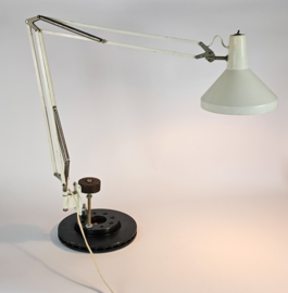 Hala Zeist - Architectenlamp - Wandlamp - Busquet - Gebroken Wit - 60'S