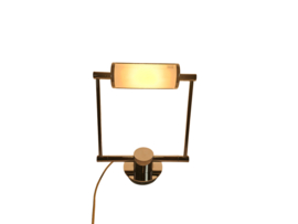 Studio Italia design - wandlamp - chroom - glas - Italie - 90's