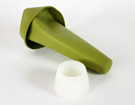 Dutch design - 'Amazing vase' - designer Johan Bakermans - rubber - oprolvaas - 90's