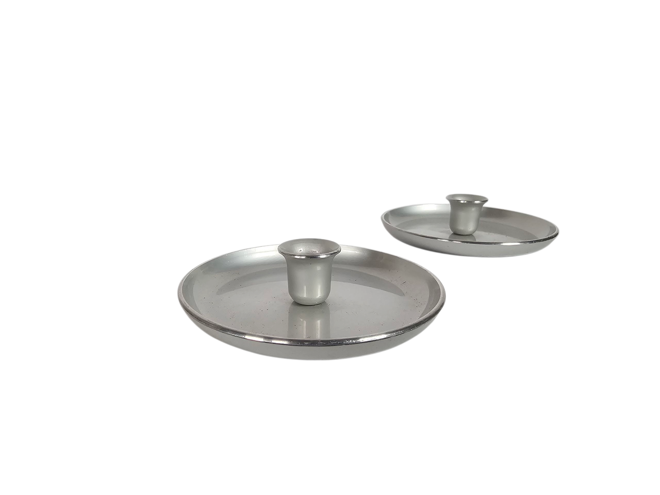 Emalox - candlestick (2) - emaille - design Bjørn Engø - Noorwegen - 3e kwart 20e eeuw