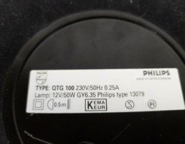 Philips Holland - model QTG 100 - bureaulamp - 80's