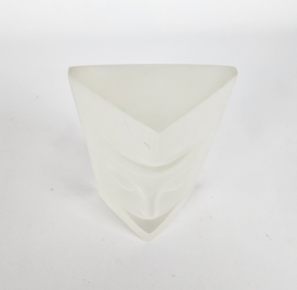 New Workshop Ltd Edition - glas sculpture - gesatineerd glas - gesigneerd - 1992