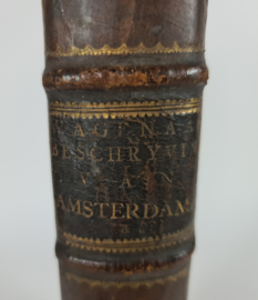 Amsterdam - Jan Wagenaar - Beschryving van Amsterdam verkort gevolgd naar den heer Jan Wagenaar - 1765 (deel II)  en 1767 (deel III) -