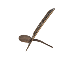 Palaver Chair - Barium/geboortestoel - massief hardhout - Malawi - 3e kwart 20e eeuw