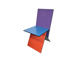 Ikea -  Vilbert chair - design Verner Panton  - Memphis Milano stijl - 1993