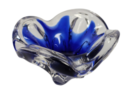 Josef Hospodska - Tsjechië - glasdesign - asbak - Chribska glassworks - 60's
