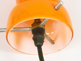 Targetti Sankey - Made in Italy - opaalglas - oranje - hanglamp - 1960's