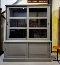 Stoere Vitrinekast – Industriële Landelijke Look