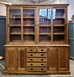 Vitrine Buffetkast met Schuifdeuren – 6 Lades / a4638