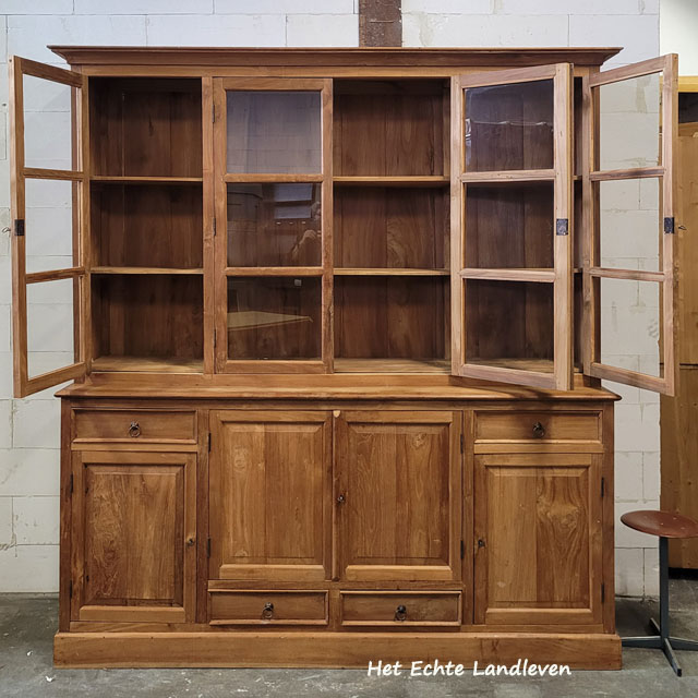verkocht Landelijke Vitrinekast  Elegantie  a 4612
