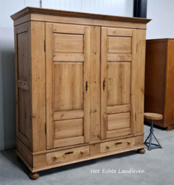 Grote Antieke Vintage demontabele kast / lade