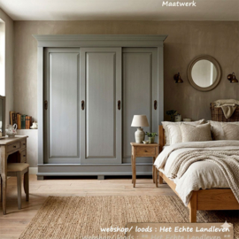 Maatwerk: 3 schuifdeuren kast / Demontabel /