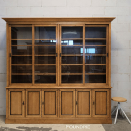 Unieke Vitrinekast / Mid Century  / Hout
