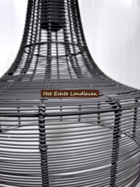 Sfeervolle zwarte hanglamp