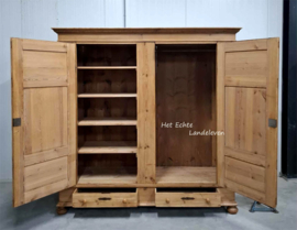 Grote Antieke Vintage demontabele kast / lade