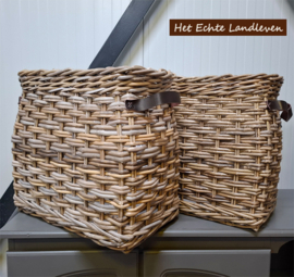 Rieten plantenmand / bak