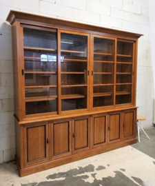 Unieke Vitrinekast / Mid Century  / Hout