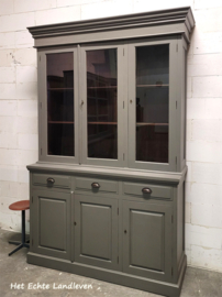 Hoge Buffetkast/Vitrinekast / Lade / r4602