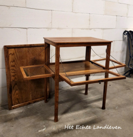 Art Deco Vitrinekastje / Theekastje – Origineel Vintage