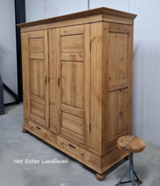 Grote Antieke Vintage demontabele kast / lade