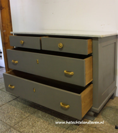 Lade commode /marmerblad /4237