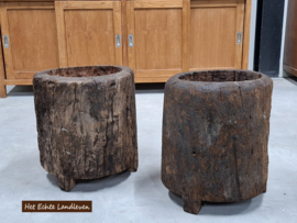 Boomstam Plantenbak op Pootjes – Stoer & Natuurlijk