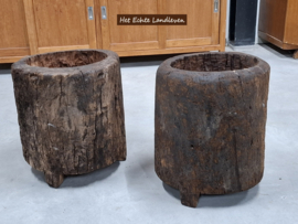 Natuurlijke Plantenbak boomstam