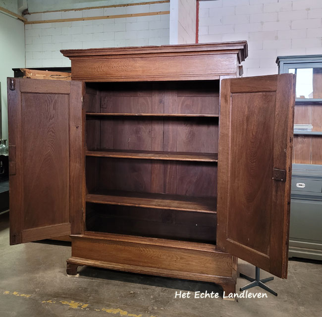 Eiken Vintage kast / Demontabel / a4622